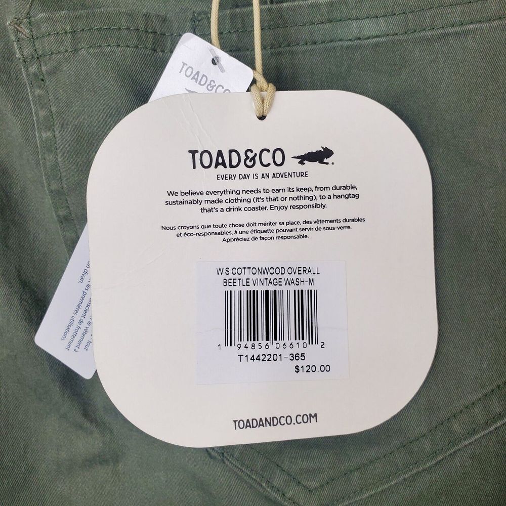 Toad&Co Green Jumpsuit - Picture 4 of 11
